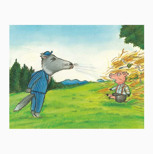 Axel Schefflers Fairy Tales: Three Little Pigs Postboxed