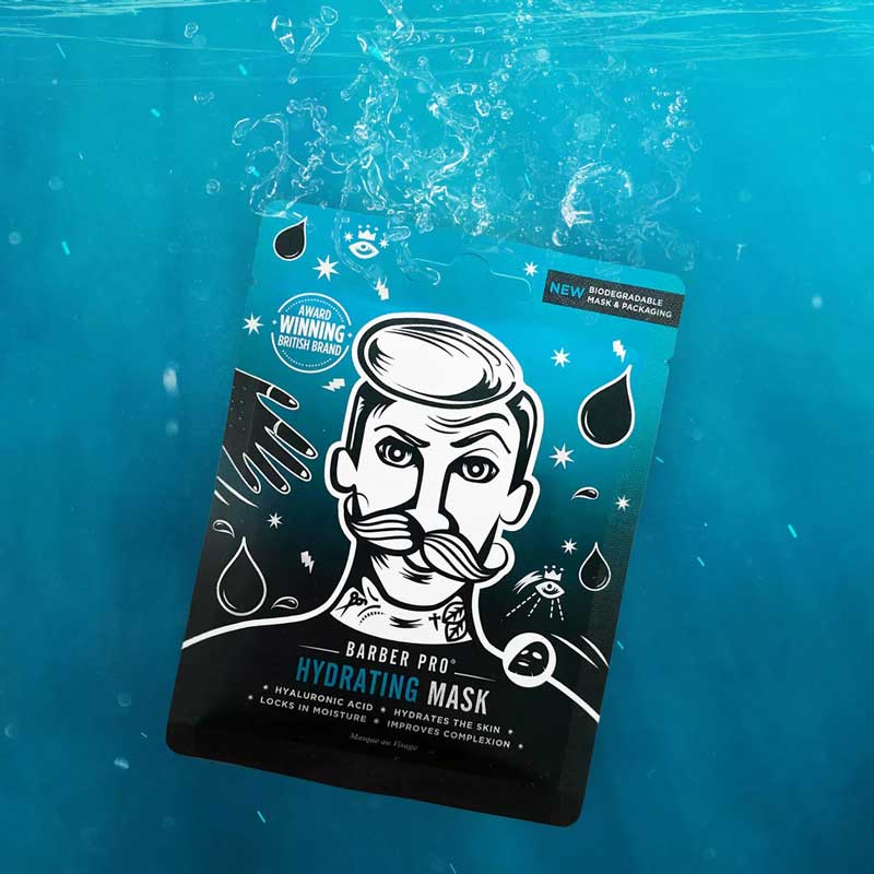 Barber Pro Hydrating Face Sheet Mask Water
