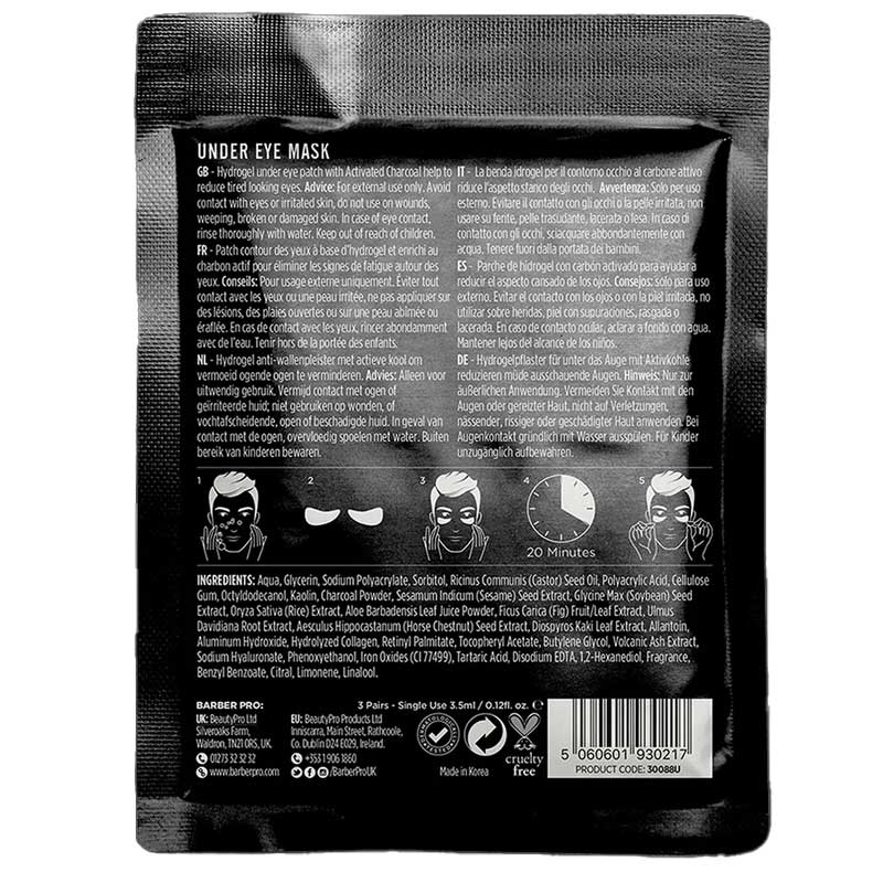 Barber Pro Under Eye Mask (3 pairs) details