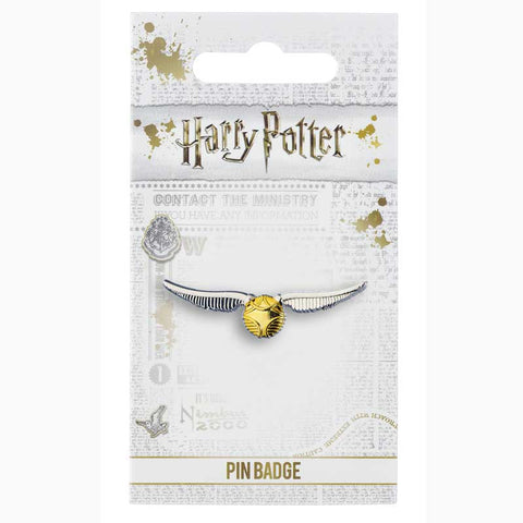 The Carat Shop Harry Potter Golden Snitch Pin Packaged