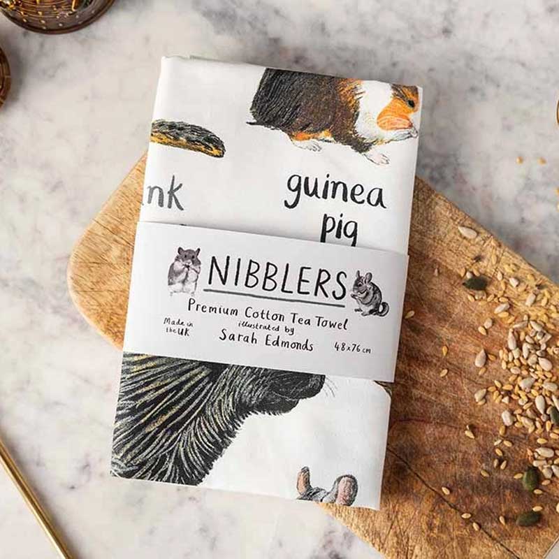 Nibblers Animal Cotton Tea Towel