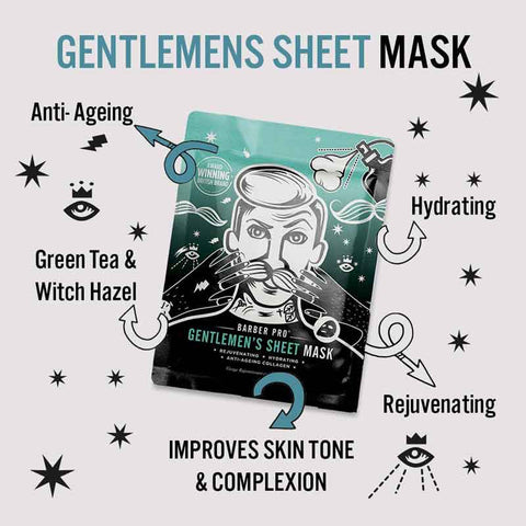 Barber Pro Gentlemen's Sheet Mask Details