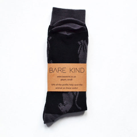 Bare Kind Save the Black Panther Women's Socks Packaged