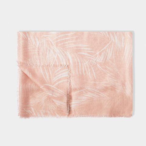 Feather Scarf (Dusty Pink) - Postboxed