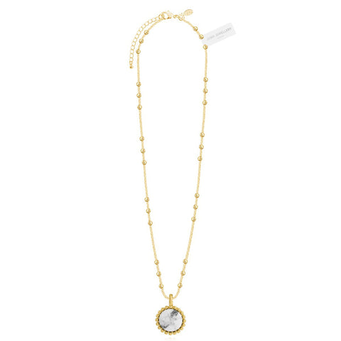 Joma Jewellery Capri Howlite Gift Set necklace