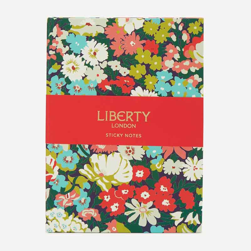 Liberty London Floral Sticky Notes Front