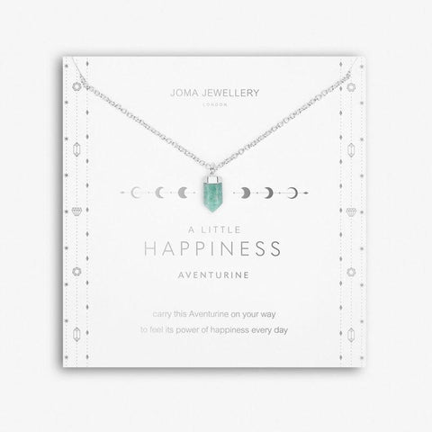 Affirmation Crystal (Happiness) Necklace - Postboxed
