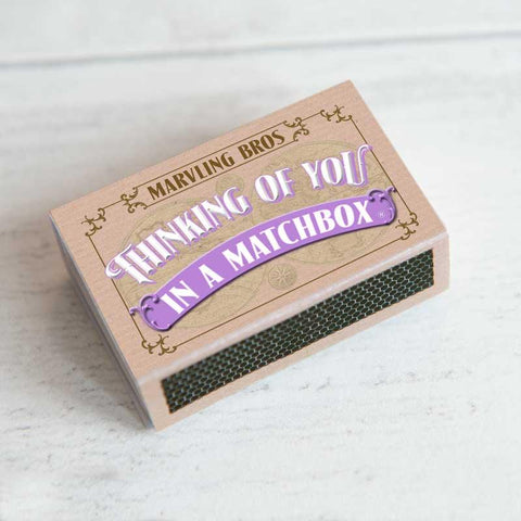 Thinking Of You Bouquet in a Matchbox - Postboxed