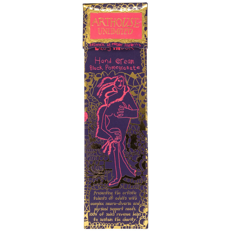 Lady Muck Hand Cream pomegranate case