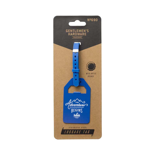 Gentlemen's Hardware Metal Luggage Tag