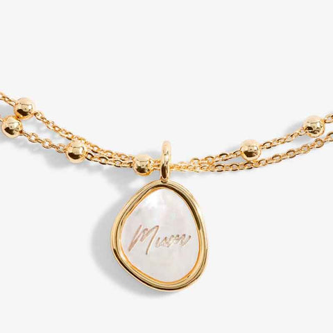 Joma Jewellery Thank You Mum Gold Bracelet