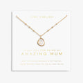Joma Jewellery Thank You Mum Gold Necklace