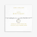 Happy Birthday Silver Bracelet