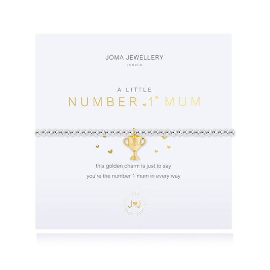 Joma Jewellery A Little Number 1 Mum Bracelet packaged