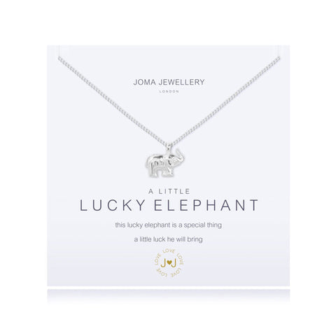 Joma Jewellery a little Lucky Elephant Necklace