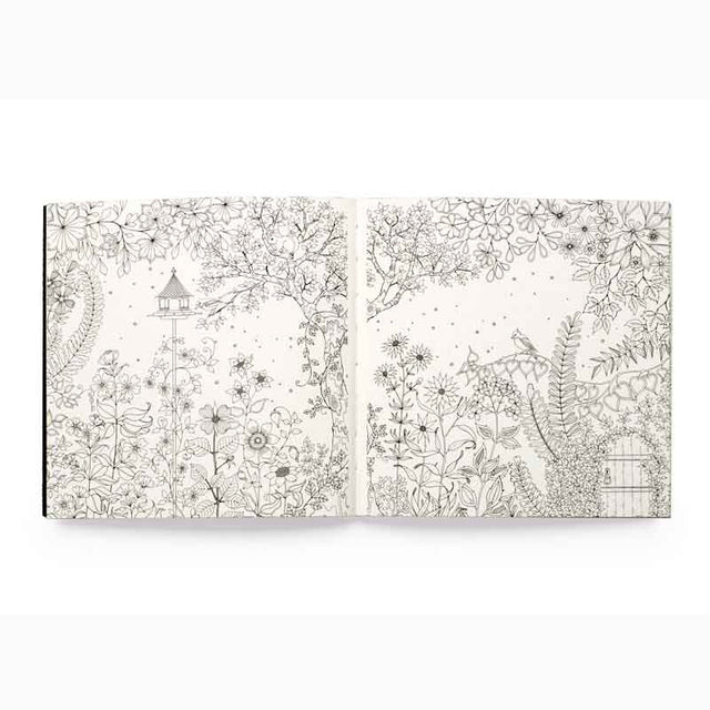 Miniature Secret Garden Colouring Book – Postboxed