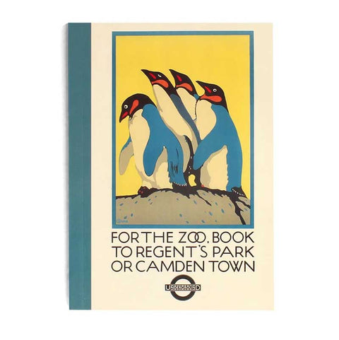 Rex London TFL Vintage Poster Notebook London Zoo