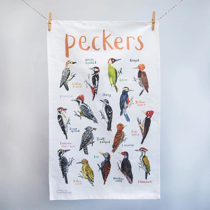 Peckers Bird Cotton Tea Towel