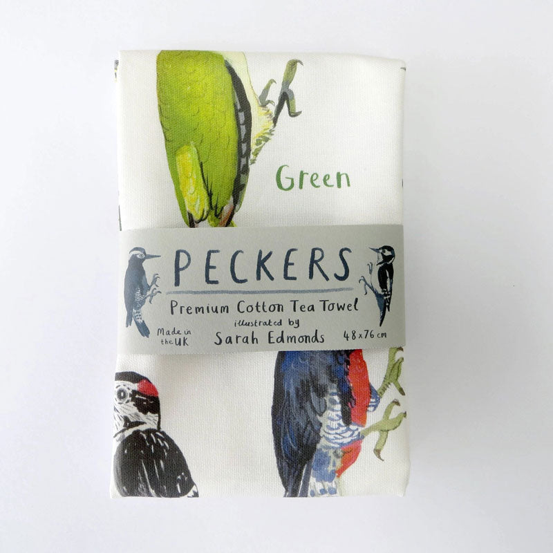 Peckers Bird Cotton Tea Towel