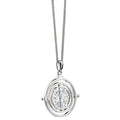 Sterling Silver Harry Potter Time Turner Necklace At Angle