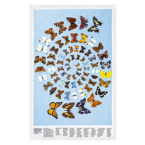 A Kaleidoscope of Butterflies Tea Towel Stuart Gardiner Full