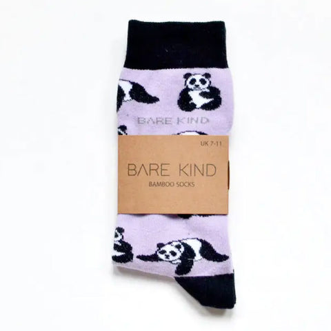 Bare Kind Save the Pandas Women's Socks Packaged