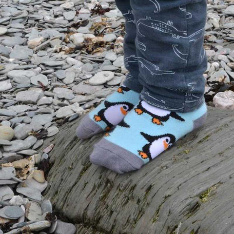 Bare Kind Save the Penguins Kids' Socks Lifestyle Log