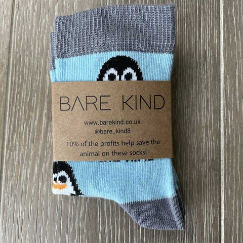 Bare Kind Save the Penguins Kids' Socks