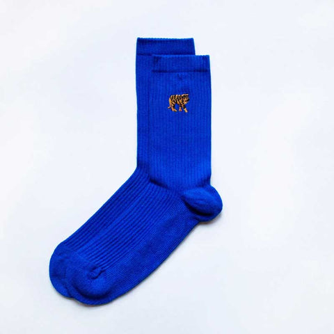 Bare Kind Save the Tigers Women's Socks (Ribbed) Cut Out