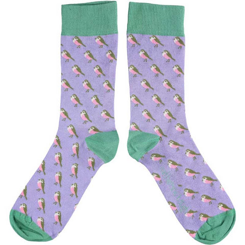 Catherine Tough Women's Organic Robin Socks (lilac)