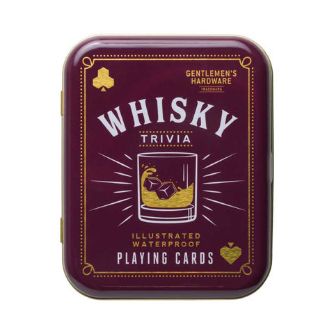 Gentlemen's Hardware Whisky Playing Cards Closed