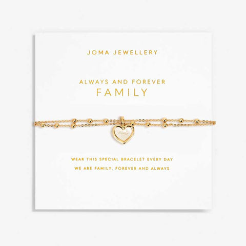Joma Jewellery A Little Always And Forever Family Bracelet packaged