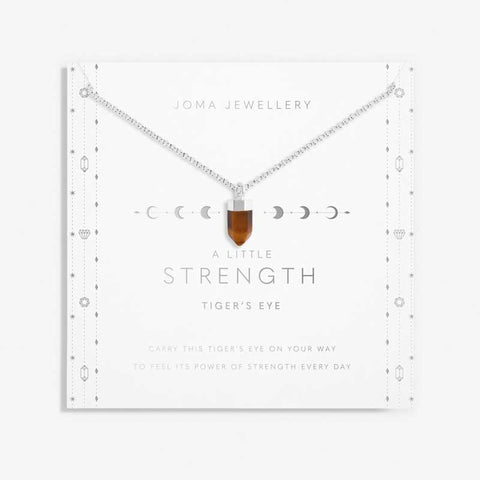 Joma Jewellery A Little Strength Tiger's Eye Necklace Postboxed