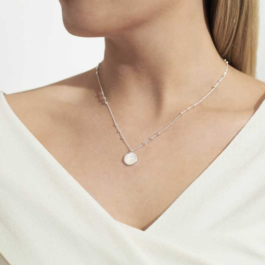 Joma Jewellery Happy Birthday Silver Necklace Postbxoed