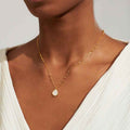 Joma Jewellery Thank You Mum Gold Necklace lifestyle