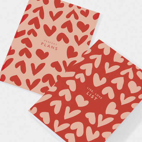 Katie Loxton Notebook Duos live love list postboxed