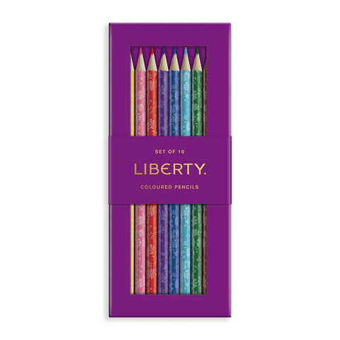Liberty London Capel 10 Coloured Pencils Boxed