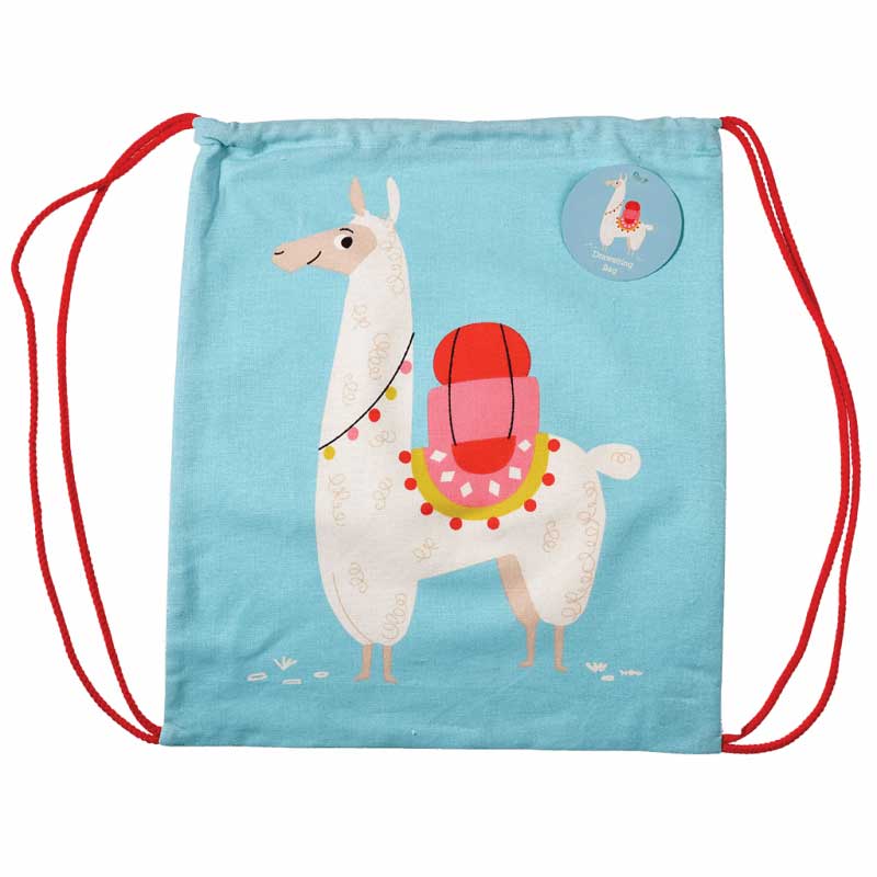 Lllama Drawstring Bag