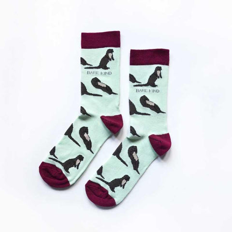 Save the Otters Women's Socks - Postboxed