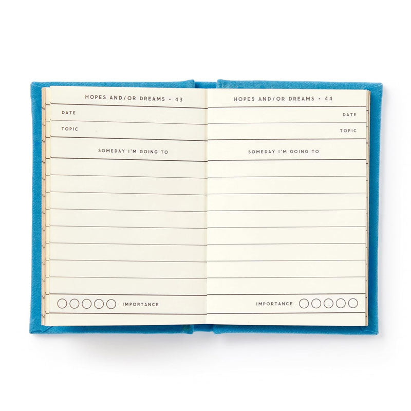 Tiny Diary For Hopes and Dreams example pages