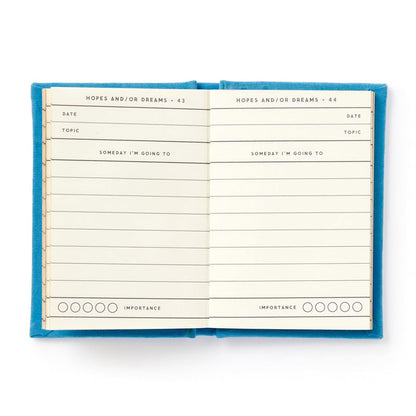 Tiny Diary For Hopes and Dreams example pages