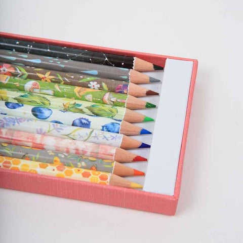 Wildflower Coloured Pencils packaged