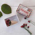 A Dozen Red Roses in a Matchbox - Postboxed