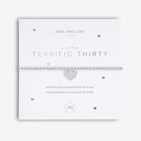 A Little Terrific Thirty Bracelet - Postboxed