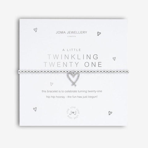 A Little Twinkling Twenty One Bracelet - Postboxed