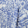 Animal Printed Scarf (White and Blue) - Postboxed
