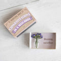 Congratulations in a Matchbox - Postboxed