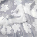 Flower Scarf (Pale Grey) - Postboxed
