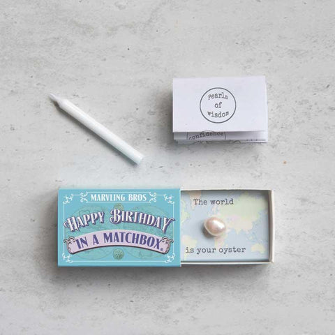 Happy Birthday in a Matchbox - Postboxed