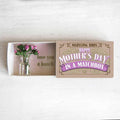 Happy Mother's Day in a Matchbox - Postboxed
